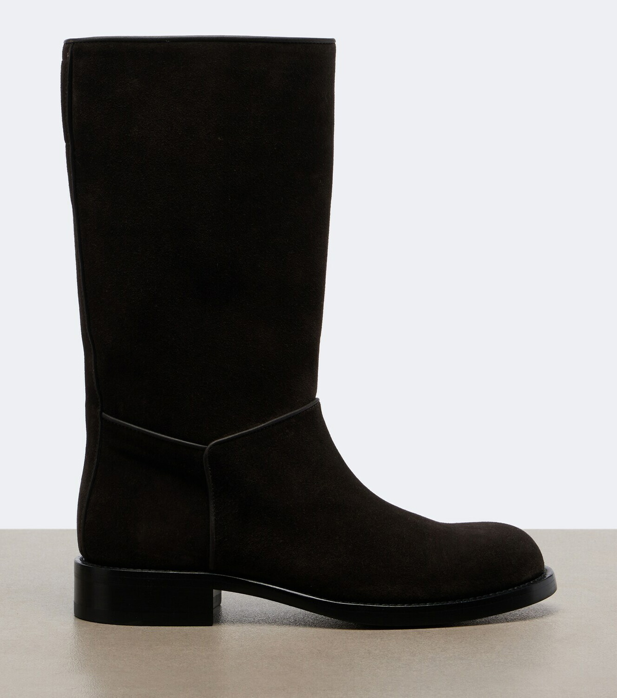 The Row Nobilis suede knee-high boots