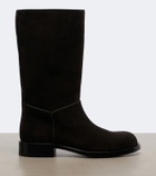 The Row Nobilis suede knee-high boots