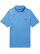 adidas Golf - Go-To Cotton-Blend Primegreen Piqué Golf Polo Shirt - Blue
