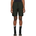 Reese Cooper Green Nylon Cargo Shorts