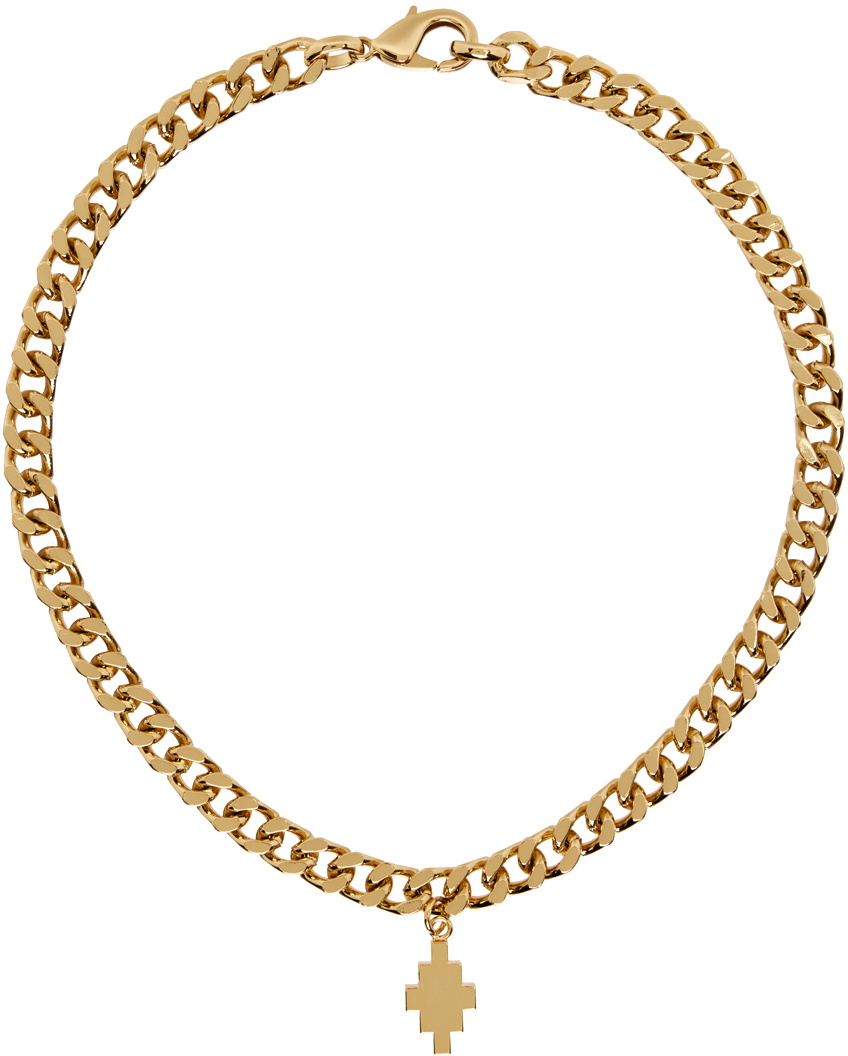 Photo: Marcelo Burlon County of Milan Gold Cross Pendant Necklace