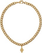 Marcelo Burlon County of Milan Gold Cross Pendant Necklace