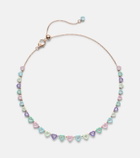 Kamyen Candy Crush 18kt rose gold choker with diamonds
