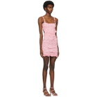 Gauntlett Cheng SSENSE Exclusive Pink Elasticated Floral Dress
