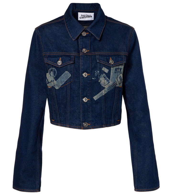 Photo: Jean Paul Gaultier Cropped denim jacket