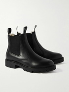 CELINE - Margaret Shearling-Lined Leather Chelsea Boots - Black