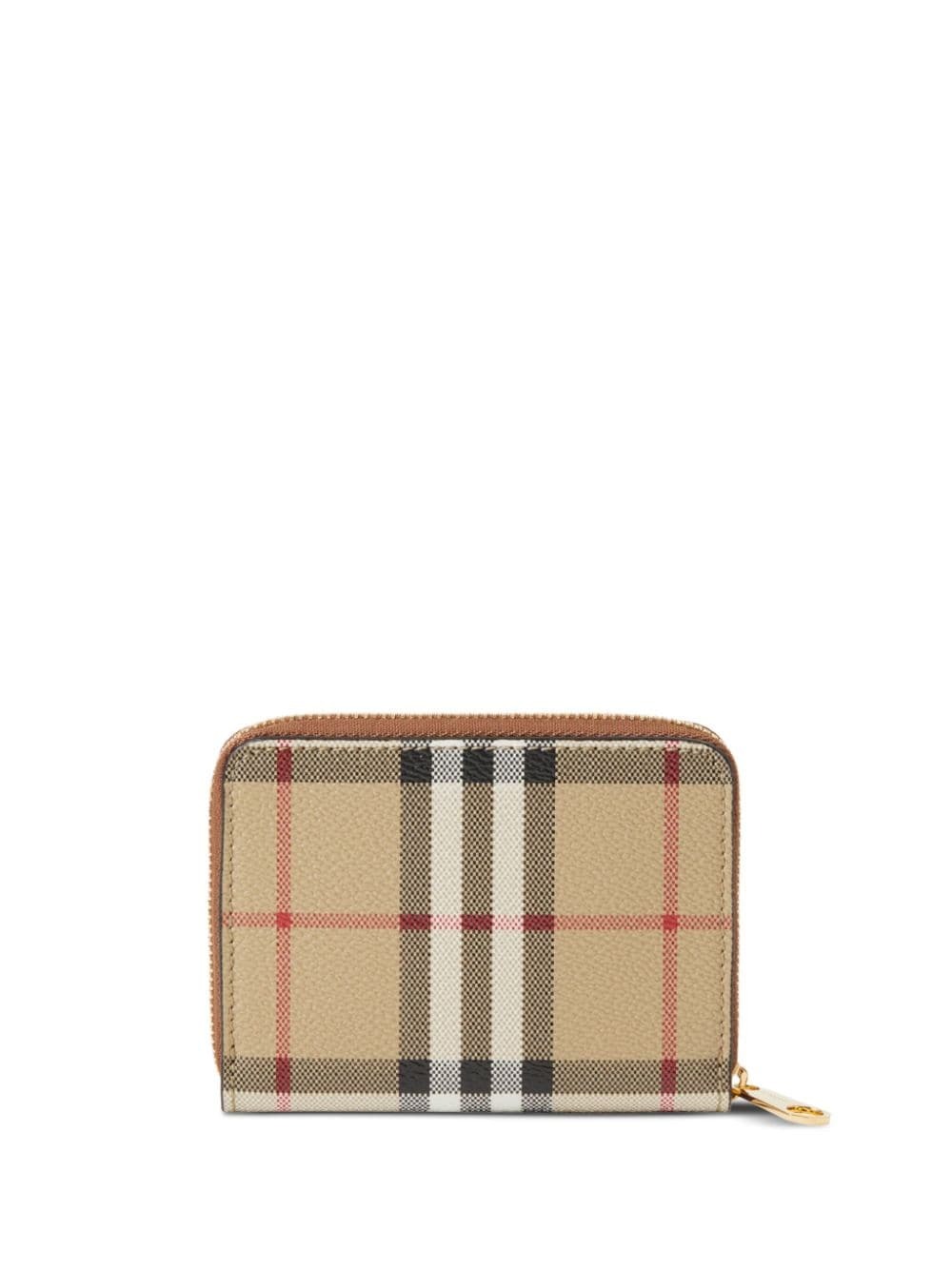 BURBERRY - Check Motif Mini Wallet Burberry