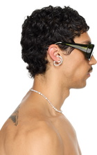 Port Tanger SSENSE Exclusive Green Sayf Sunglasses