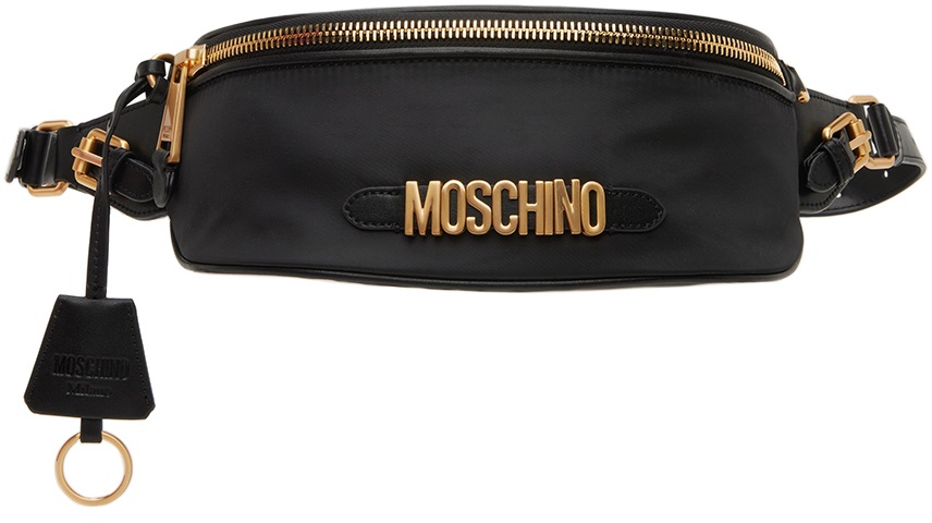 Moschino Black Logo Belt Pouch Moschino