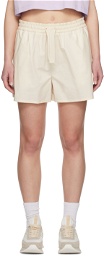 Moncler Off-White Drawstring Shorts
