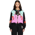 Chopova Lowena Black Double Woody Baby Zip Hoodie
