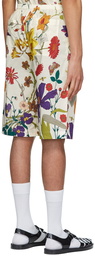 Gucci Off-White Cotton Shorts