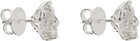 Hatton Labs Silver Wild Rose Stud Earrings