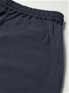 Club Monaco - Travel Tapered Twill Drawstring Trousers - Blue