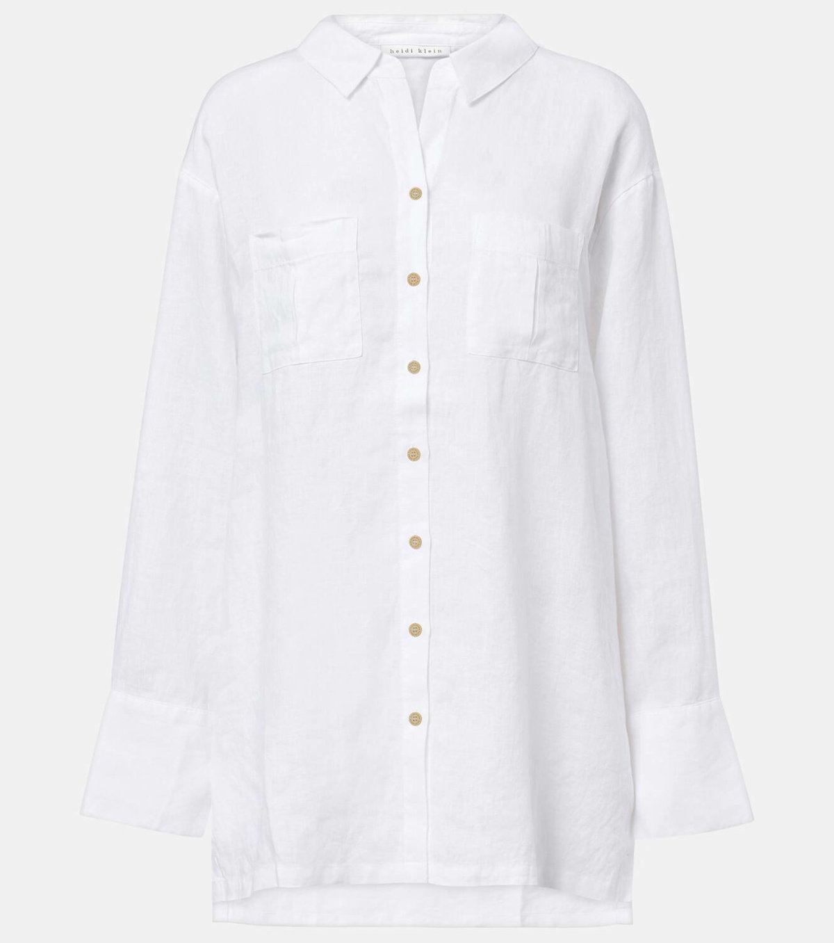 Heidi Klein White Bay linen shirt