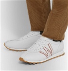 J.M. Weston - On My Way Leather Sneakers - White