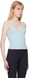 SKIMS Blue Soft Lounge Lace Tank Top