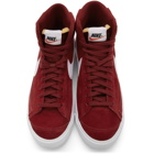 Nike Red Suede Blazer Mid 77 Sneakers