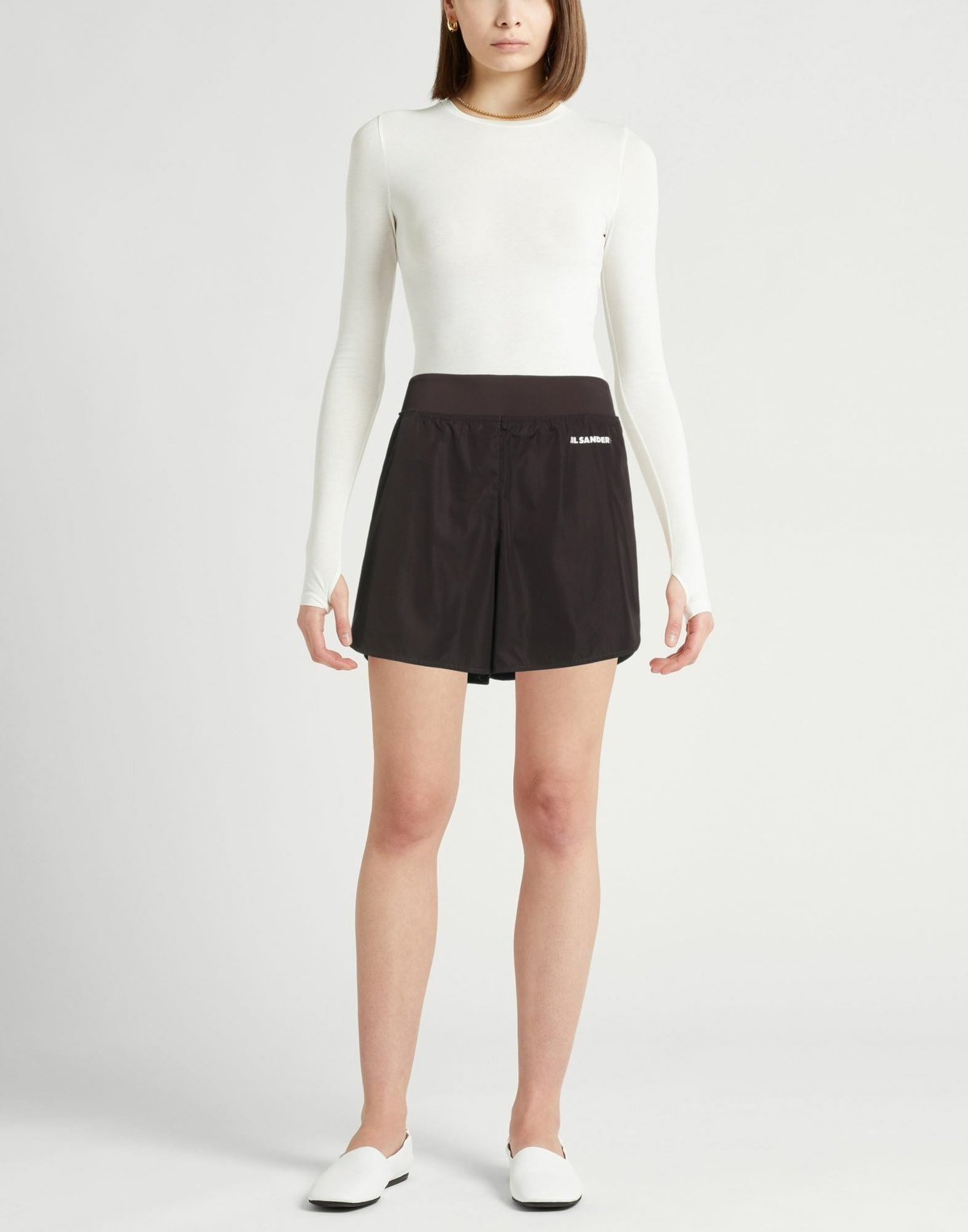 Jil Sander+ Womens Shorts & Bermuda Shorts Chocolate in Brown