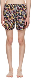 Vivienne Westwood Black Crazy Orb Swim Shorts
