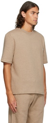 Ermenegildo Zegna Beige Reconnect Mono T-Shirt