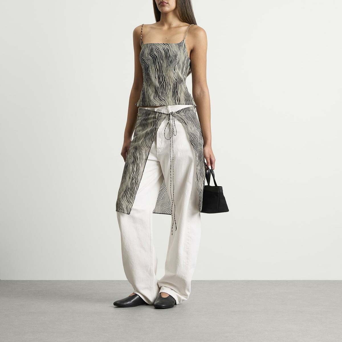 ST. Agni Women's Savannah Silk Cami in Sand