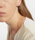 Persée 18kt gold single earring with diamonds