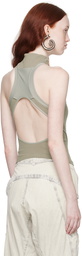 Hyein Seo Green Racerback Tank Top