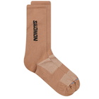 Salomon Men's 365 CREW SOCK in Natural/Black