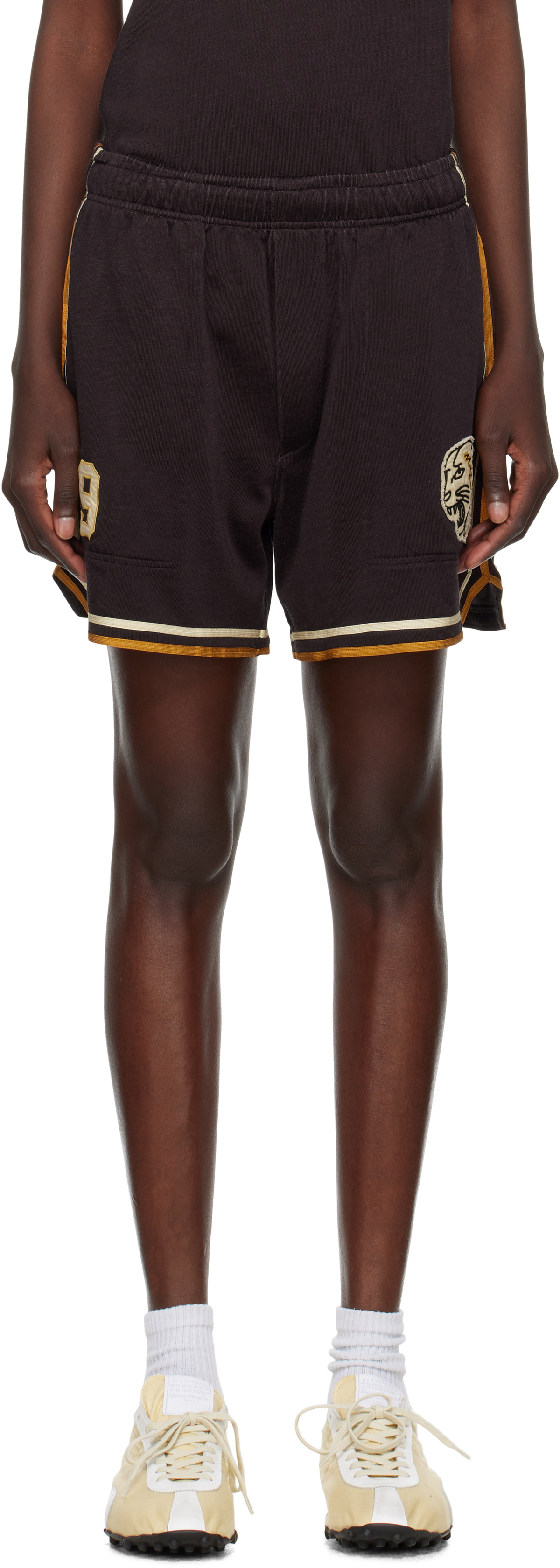 Bode Brown Bobcat Shorts