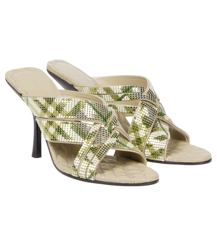 Photo: Burberry Cabana 90 Burberry Check mules