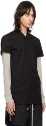 Rick Owens Black Golf Shirt