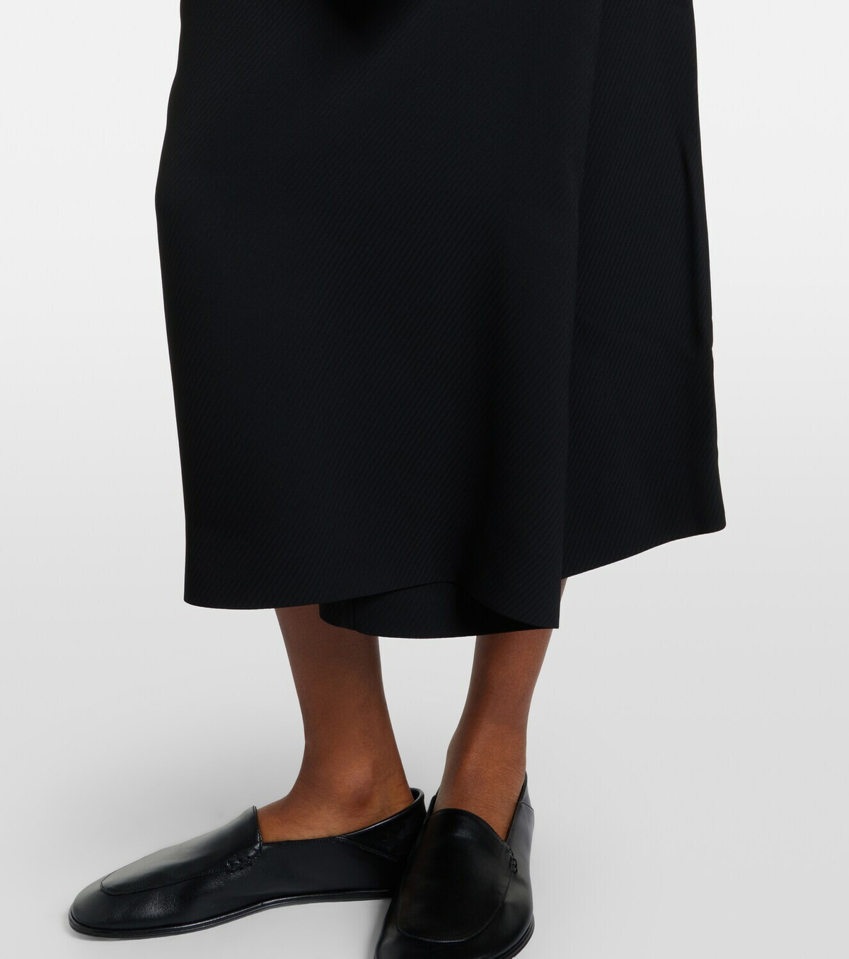 Calvin Klein Collection Hallie striped midi skirt