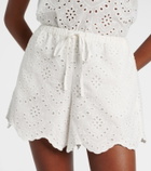 Poupette St Barth Cruse broderie anglaise cotton shorts