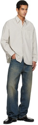 Sunflower White & Khaki Stable Shirt