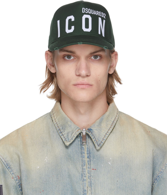 Photo: Dsquared2 Green Be 'Icon' Cap