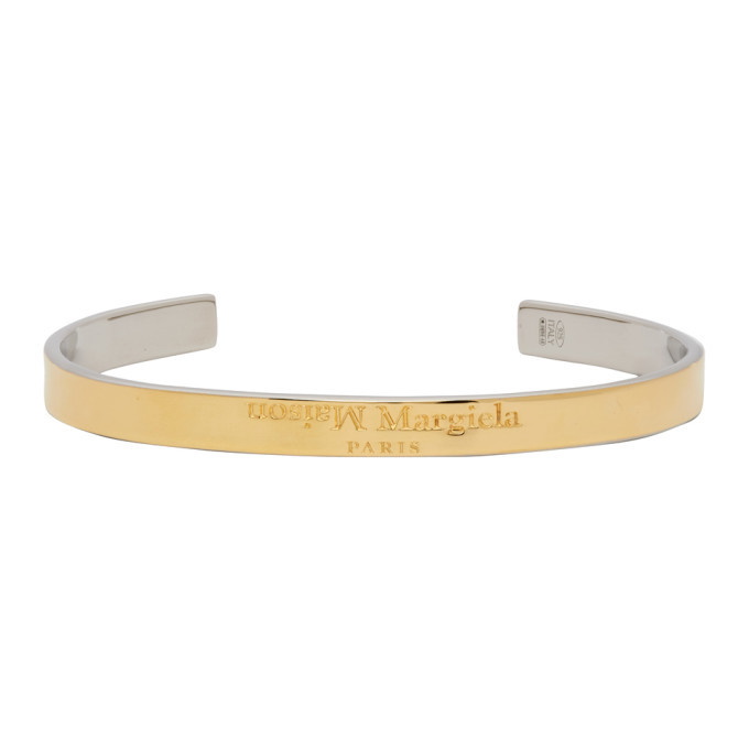 Photo: Maison Margiela Gold Polished Bangle Bracelet