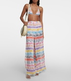 Missoni Mare Printed high-rise wide-leg pants