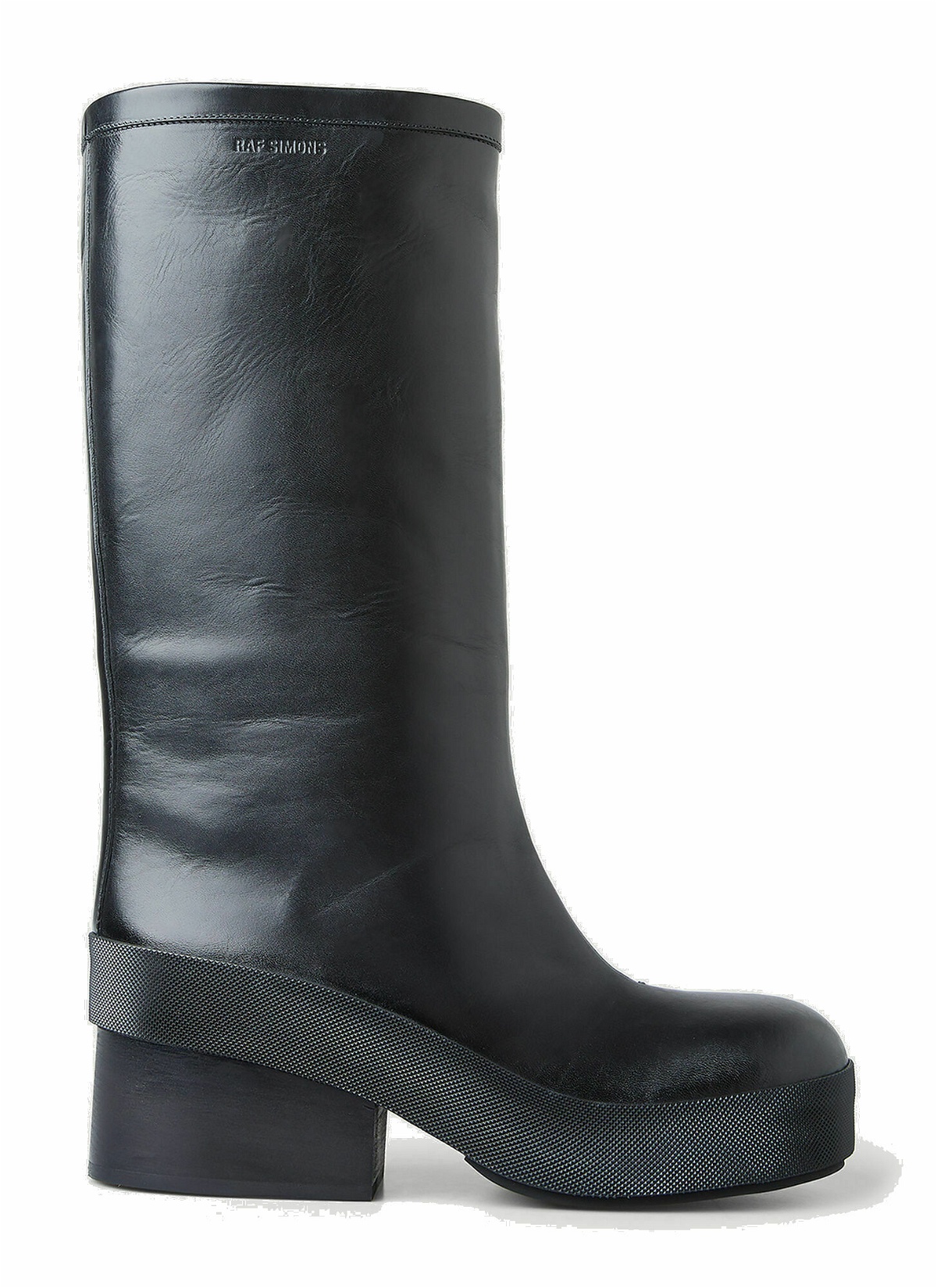 Photo: Block Heel Boots in Black