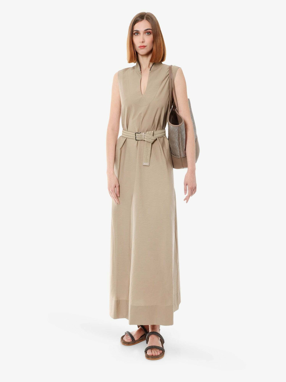 ワンピースその他 BRUNELLO CUCINELLI Women Dresses MEA393A90 CLY85 Beige Brunello Cucinelli Dress Beige Womens Brunello Cucinelli