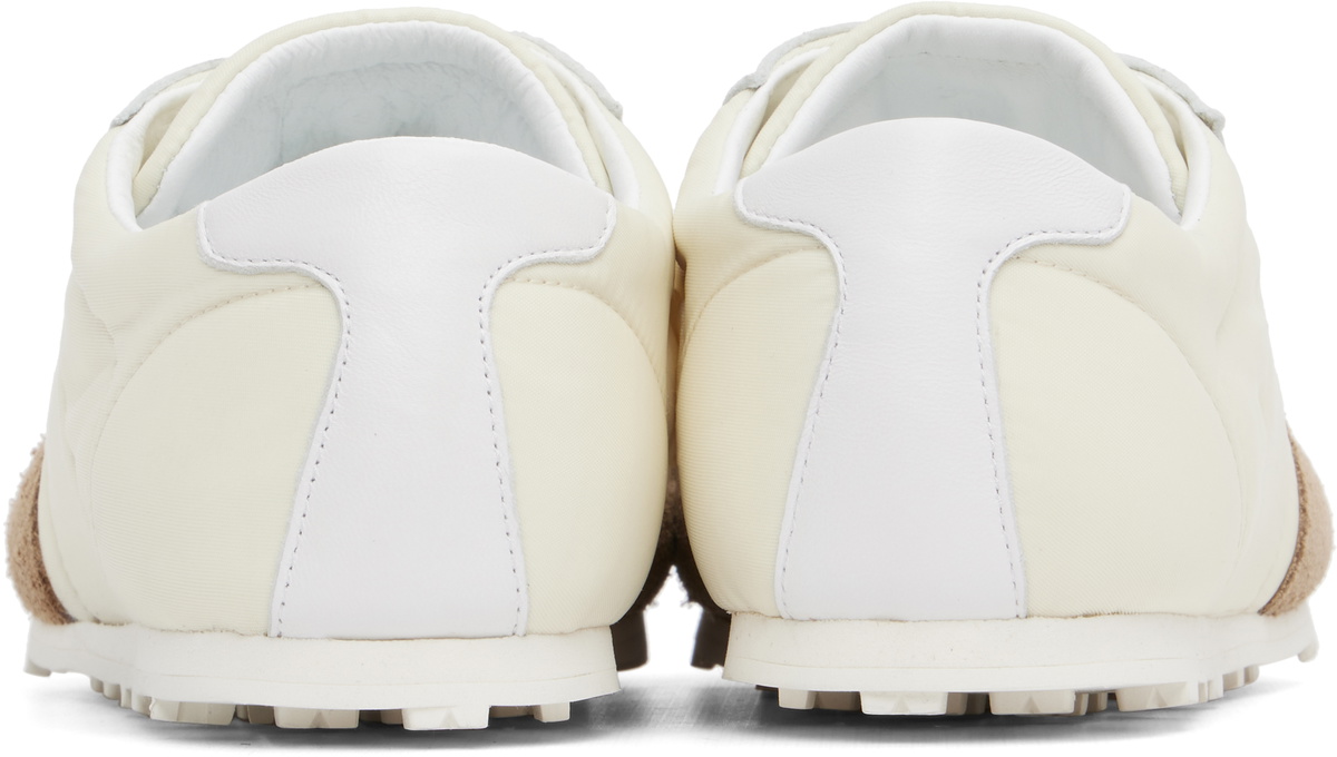 Marni Off-White & Brown Nylon Softy Sneakers