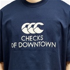 Checks Downtown Men's x Canterbury Logo T-Shirt in Navy