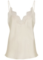 Rohe Lace-trim Silk Camisole top Cream