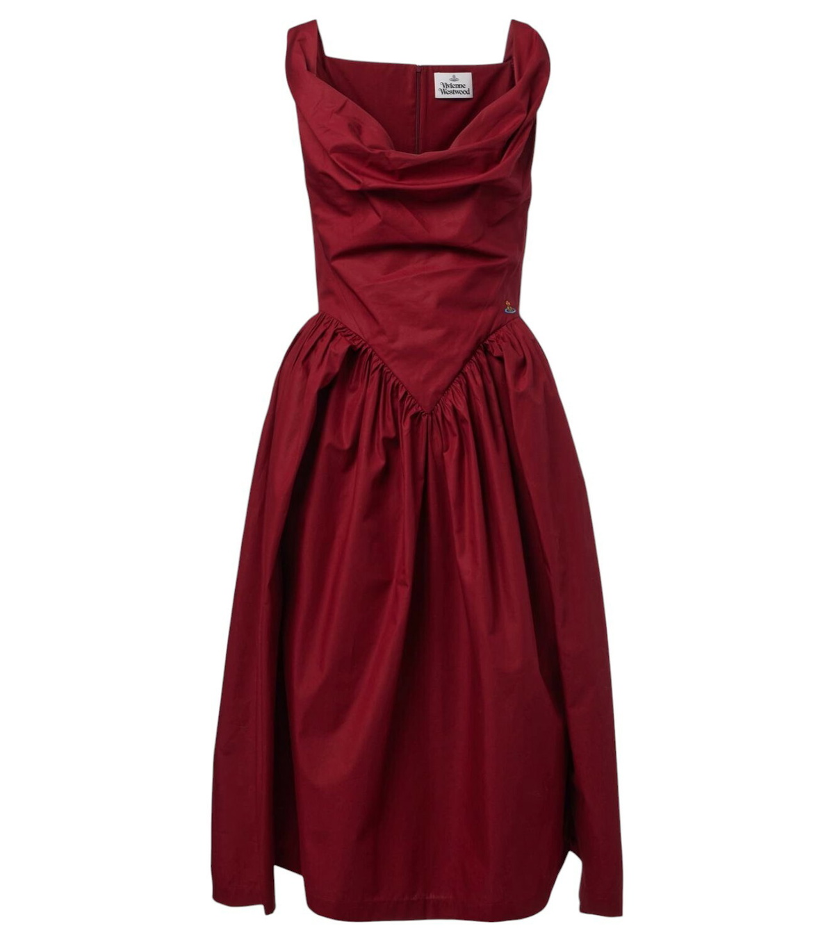 ワンピース VIVIENNE WESTWOOD RED AND GREEN COTTON MIDI DRESS Vivienne Westwood - Sunday printed cotton-blend midi dress