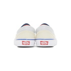 Vans Off-White and Navy Outside In Classic Slip-On Sneakers