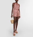 Missoni Mare Jacquard halterneck playsuit