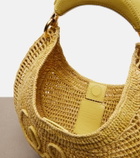 Chloé Summer Banana raffia shoulder bag