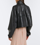 Prada Cropped leather jacket