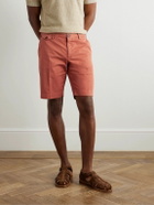 Incotex - Venezia 1951 Slim-Fit Straight-Leg Cotton-Blend Bermuda Shorts - Red