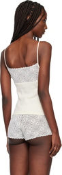 Fruity Booty Off-White Meringue Tank Top